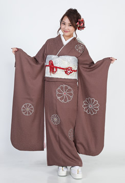 クリスタルストーンフラワー(Brown)