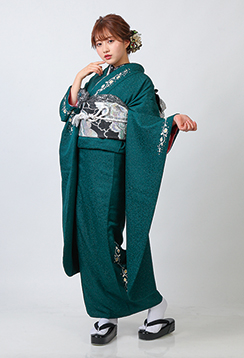 クリスタルストーン(銀彩加工唐草)