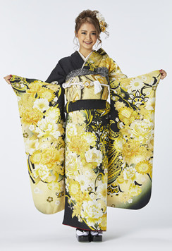 キラコレ×かとみか　かとみかプロデュース振袖（Black）